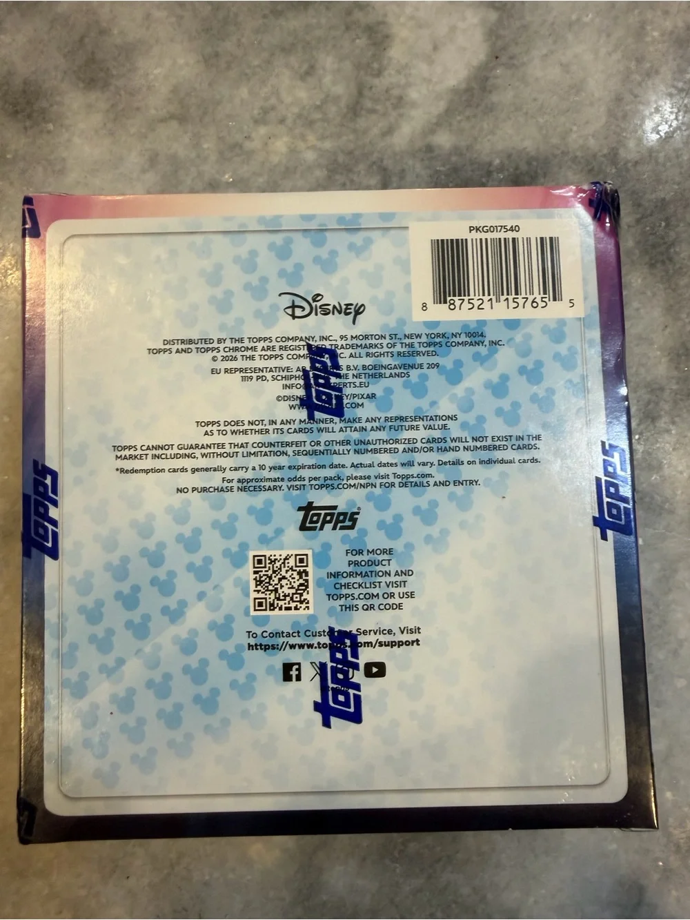 JUST RELEASED - Topps Chrome 2026 Disney - Mega Box (56 cards) - Factory Sealed
